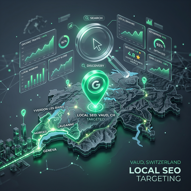 SEO local à Vaud : guide complet pour attirer des clients en 2026 | Tolosa Designs